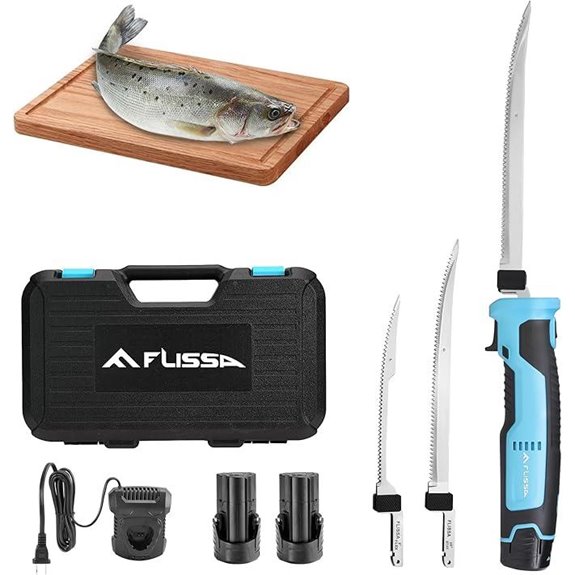 FLISSA Cordless Electric Fillet Knife with Carry Case
