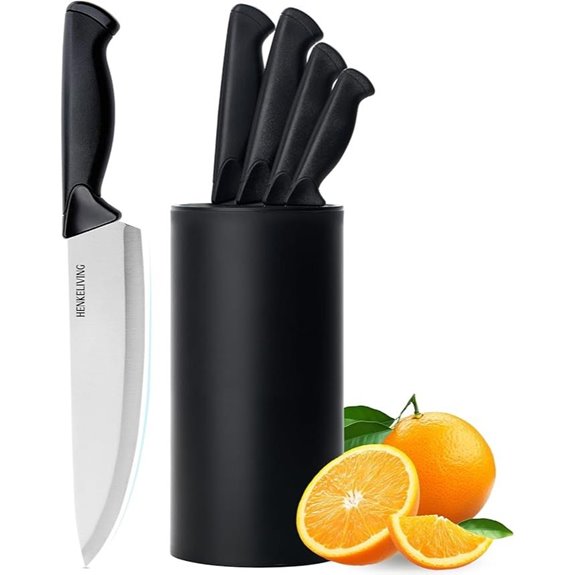 6-Piece German Stainless Steel Kitchen Knife Set