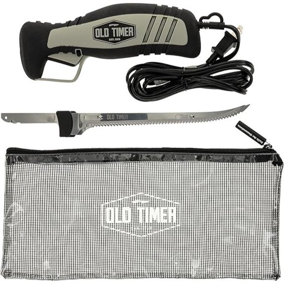 Old Timer Electric Fillet Knife with Rechargeable Battery
